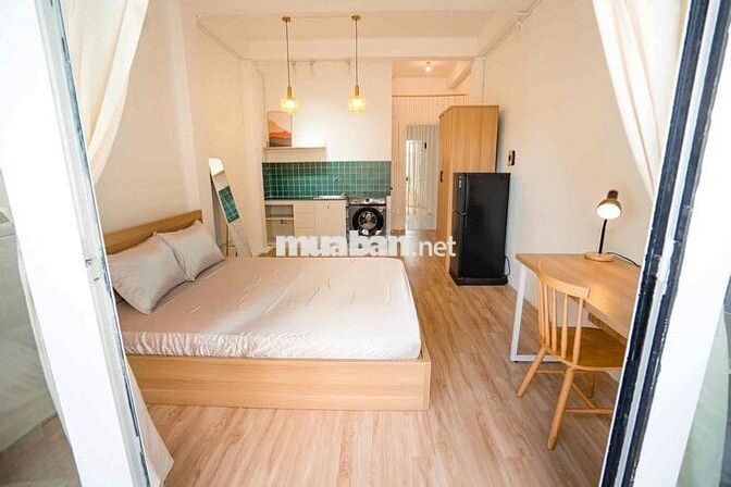 CĂN STUDIO SIÊU ĐẸP NHƯ HOMESTAY - FULL NỘI THẤT - CÓ BANCOL