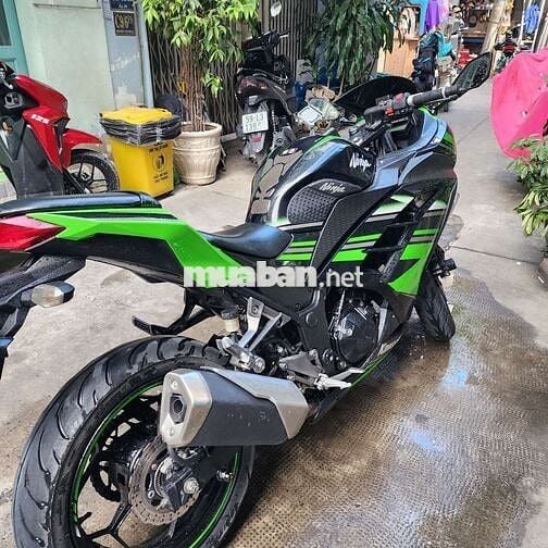 Kawasaki Ninja 300 ABS 2017 Xanh Đen Xám