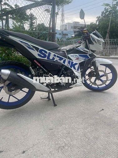 Suzuki Satria F150 2023 Trắng xanh