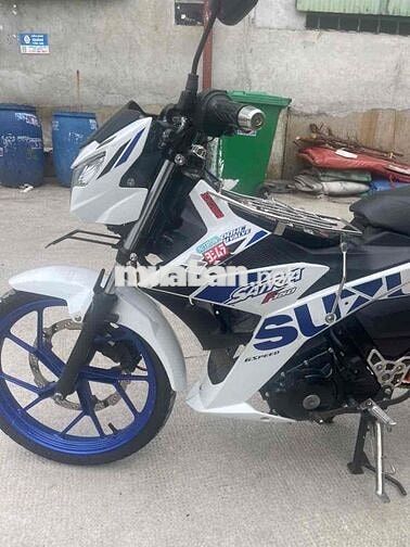 Suzuki Satria F150 2023 Trắng xanh