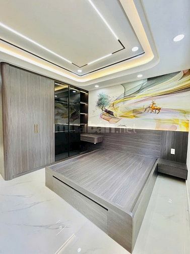 Nhà ngang 11m dt73m2 đúc mới 5 tầng 7pn hẻm 8m Lê Văn Quới,Q. Bình Tân