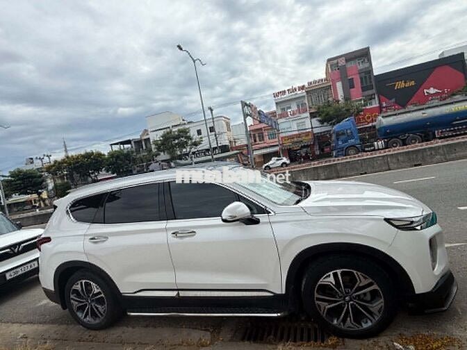 Hyundai Santafe 2021 Xăng Trắng 70.000km