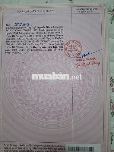 Chính chủ bán Khu Lỗ Gạch, thôn Yên Mỹ xã Bình Yên, Thạch Thất