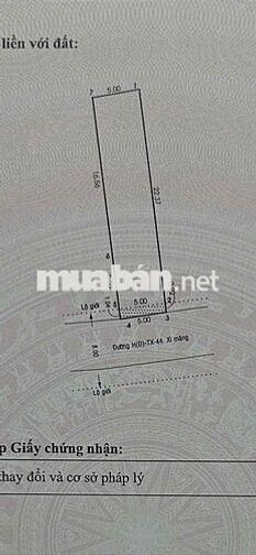 Đất 5x23,2m, Sổ 116m - Hẻm Ô Tô Ngay Lê Thị Hà Giao Tâm Xuân 1.