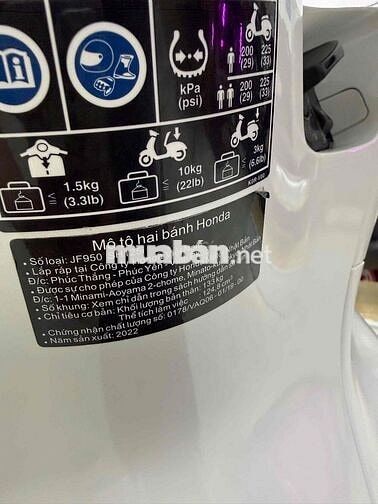 Honda SH 125 CBS 2022 Trắng