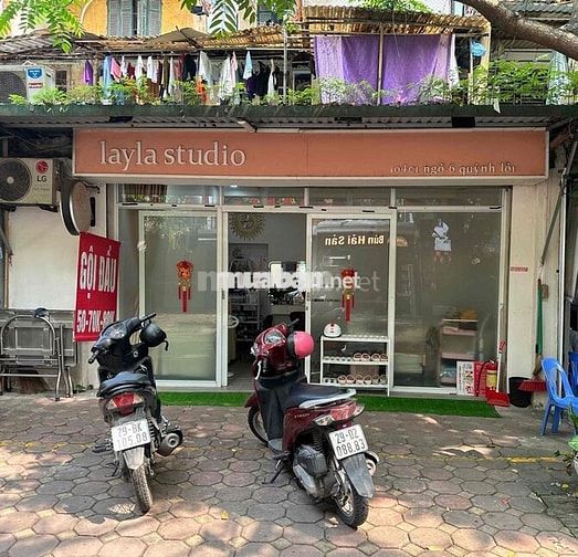 bán căn tập thể tầng 1 kinh doanh 2 mặt tiền