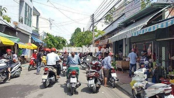 bán nhà ngay chợ ( 4 x 14 ) nở hậu Phú Thọ Hoà  