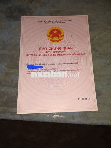 Cần bán gấp nhà cấp 4 hẻm 61 phạm ngọc hưng 
