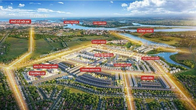 Bán Đất Nền Dự Án Hội An Green Village - Giá: 18,5 Triệu/M2 - DT:168m2