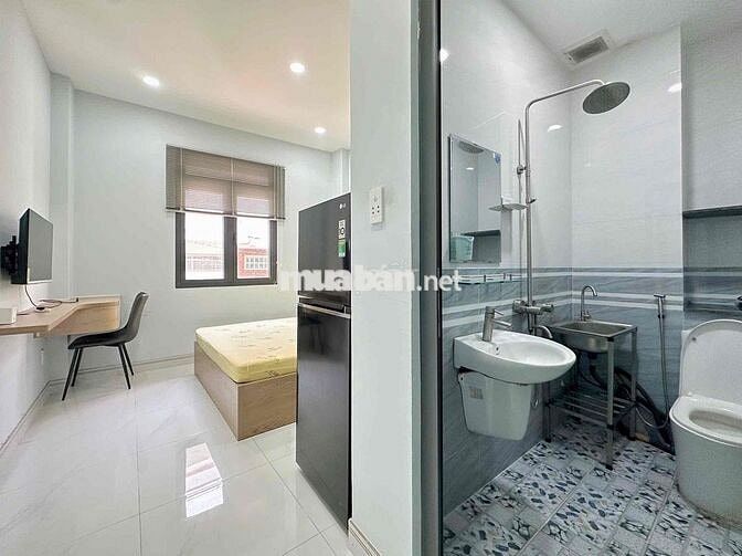 🔥CHO THUÊ PHÒNG STUDIO CỬA SỔ TRỜI FULL NỘI THẤT MỚI - NGAY CMT8