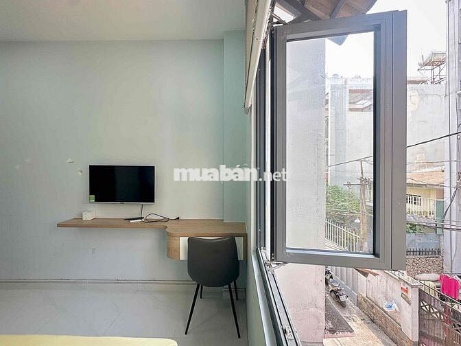 🔥CHO THUÊ PHÒNG STUDIO CỬA SỔ TRỜI FULL NỘI THẤT MỚI - NGAY CMT8