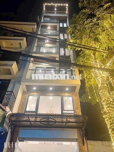 NHÀ MẶT PHỐ VỈA HÈ KINH DOANH THẠCH BÀN CỔ LINH 7 TẦNG FULL NỘI THẤT