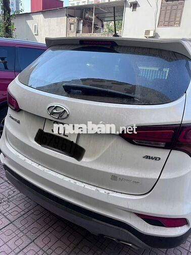 Hyundai Santafe 2017 2.4AWD Trắng
