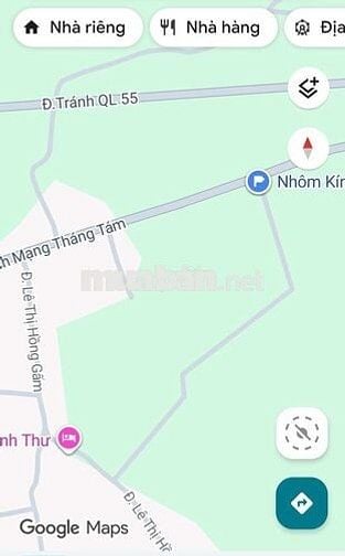 Bán nhà mặt tiền (909m2) số 368 cmt8 thị trấn đất đỏ