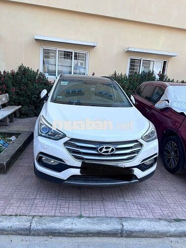 Hyundai Santafe 2017 2.4AWD Trắng