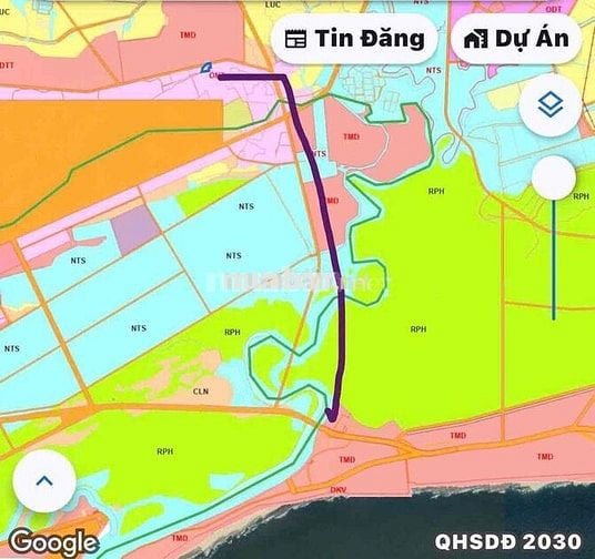 Gần Biển Hồ Tràm đường nhựa có 80m Thổ cư và Khu du lịch