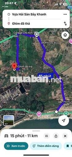 Gần Biển Hồ Tràm đường nhựa có 80m Thổ cư và Khu du lịch