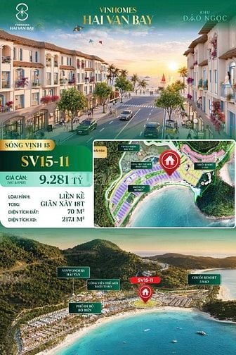 🌊 Sở hữu ngay căn liền kề SV15-11 tại tâm điểm giải trí Khu Đảo Ngọc 