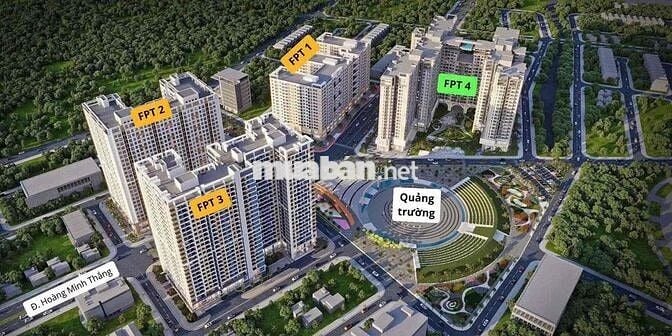 Cần tiền bán nhanh căn hộ 2 phòng ngủ toà FPT Plaza4