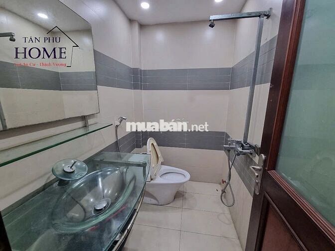 Mặt tiền nội bộ 10m khu TÂY THẠNH, 3 Tấm, 4 x 20m, 4 Phòng Ngủ, 5 WC