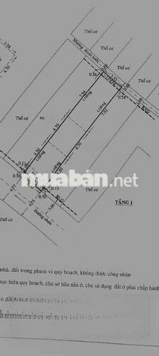 bán nhà hẻm thông 5 m hẻm 730 lê đức Thọ p. an hội đông 3.6x19m 7tỷ tl