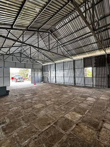 Kho xưởng 4 phía cây xanh gió mát như Nhà vườn nghỉ dưỡng
