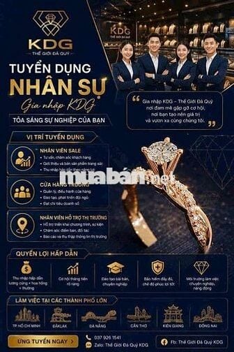 Tuyển Nhân Viên Bán Hàng