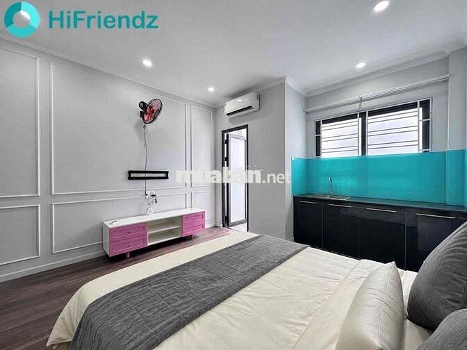 STUDIO BAN CÔNG FULL NỘI THẤT NGAY VÒNG XOAY PHÚ LÂM