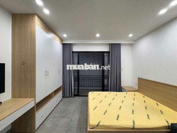 Cho thuê căn hộ 1 PN, có ban công, mới xây, cực kì yên tĩnh
