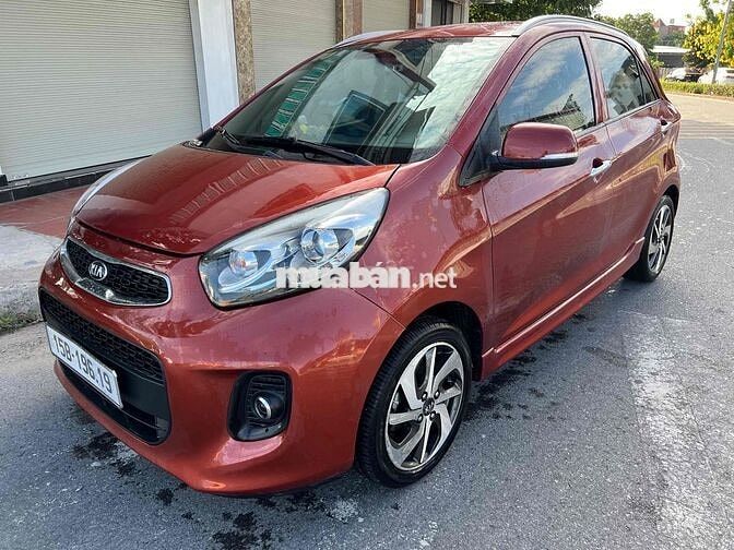 Kia Morning 2019 S màu Đỏ cam