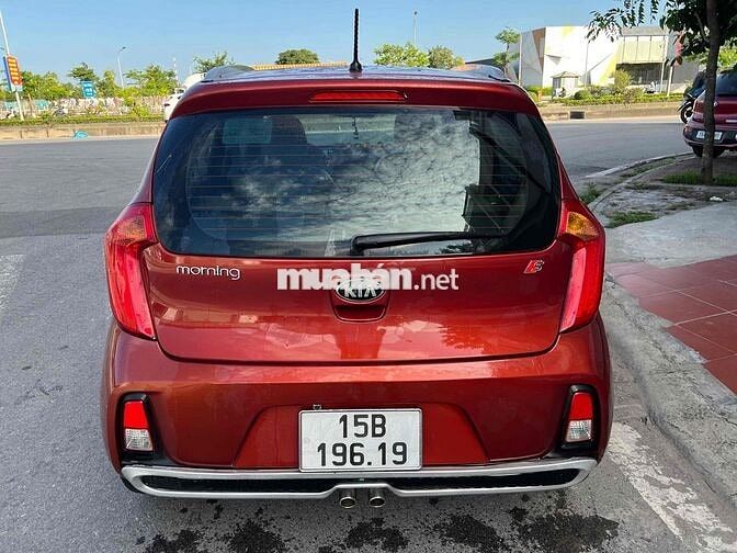 Kia Morning 2019 S màu Đỏ cam