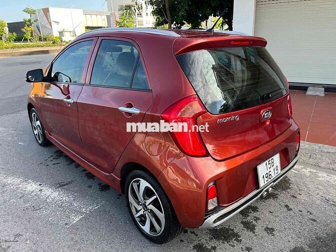 Kia Morning 2019 S màu Đỏ cam