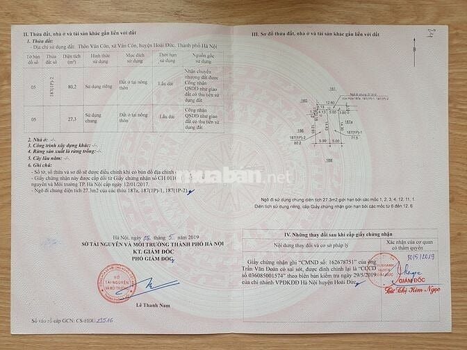 Quá rẻ! Bán gần 100m2 đất Vân Côn, Hoài Đức, Hà Nội 4.98 tỷ