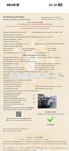 Toyota Corolla Altis Bạc