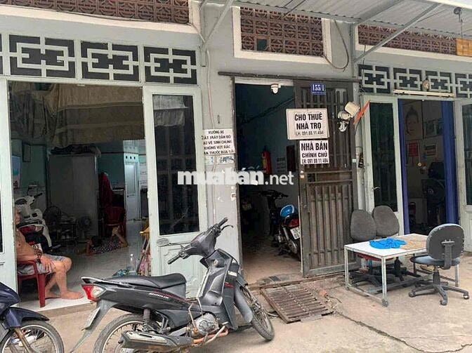 Bán nhà trọ đang kinh doanh – nhà kiên cố, mặt tiền thoáng, thuận tiện