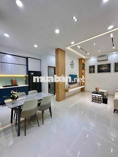 Nhà ngang khủng 6.5m – 4 tầng hiện đại  | Nơ Trang Long - 5.6 tỷ
