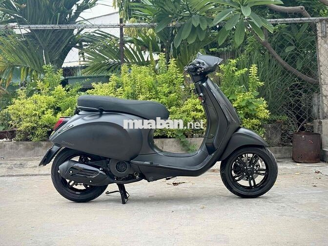 Vespa 125 đen nhám đèn led 2015 Bstp