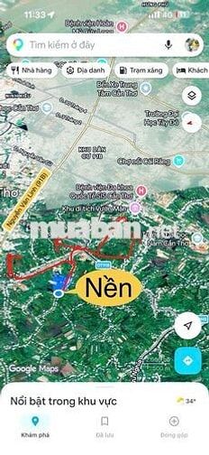 NỀN THỔ CƯ TRỤC CHÍNH RẠCH ÔNG DỰA ĐƯỜNG TỈNH 918 BÙI HỮU NGHĨA