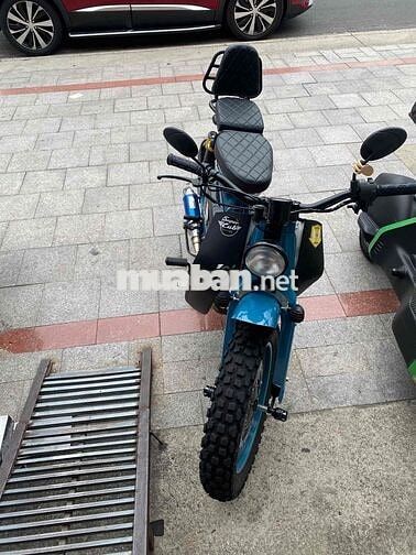 Honda Cub độ 110cc Xanh đen