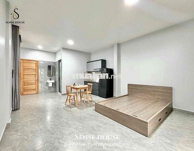 🔥Căn Hộ Ban Công - Rộng 50m2 - Full Nội Thất Ngay Khu Bàu Cát