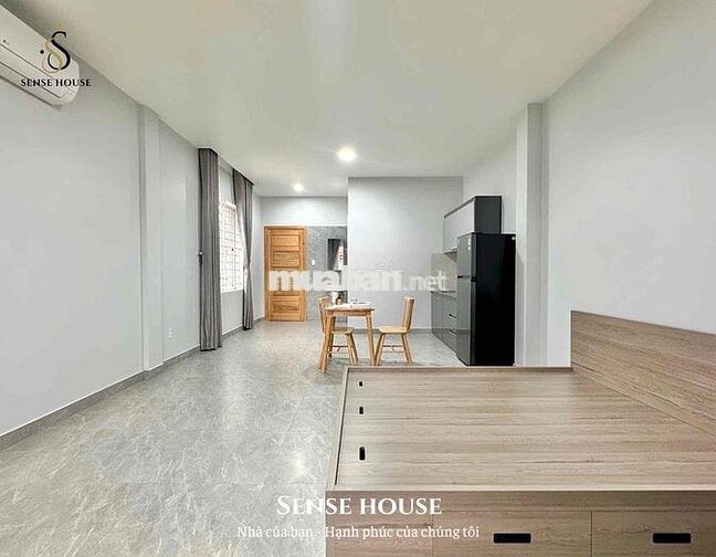 🔥Căn Hộ Ban Công - Rộng 50m2 - Full Nội Thất Ngay Khu Bàu Cát