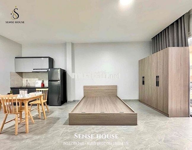 🔥Căn Hộ Ban Công - Rộng 50m2 - Full Nội Thất Ngay Khu Bàu Cát