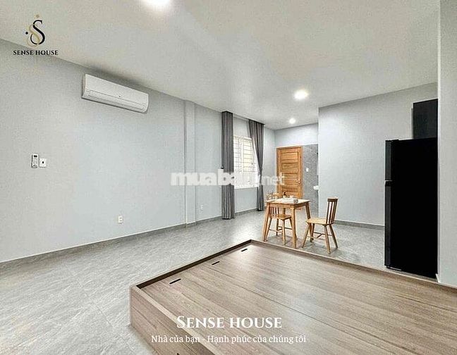 🔥Căn Hộ Ban Công - Rộng 50m2 - Full Nội Thất Ngay Khu Bàu Cát