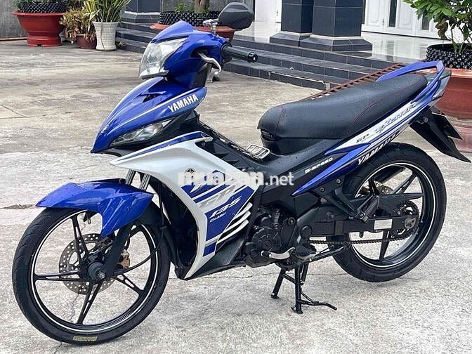 Yamaha Exciter 135 2014 Xanh trắng. máy số zin.