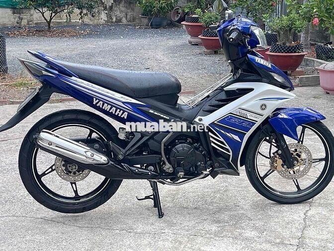 Yamaha Exciter 135 2014 Xanh trắng. máy số zin.