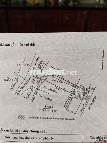 Nhà 2 mặt tiền 1648/tỉnh lộ 10