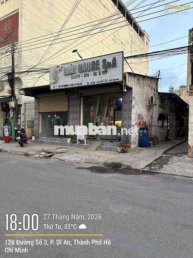 Cho Thuê Mặt bằng 124 Đường 3, Nhị Đồng1, Dĩ an 30m2 có gác