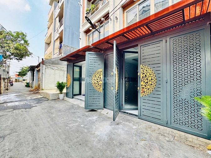 Nhà thang máy quang trung ngay kenh tham luong 3.8x15 - 5 tầng 8.8 tỷ