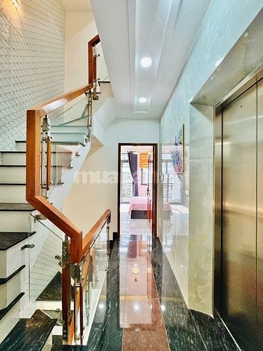 Nhà thang máy quang trung ngay kenh tham luong 3.8x15 - 5 tầng 8.8 tỷ