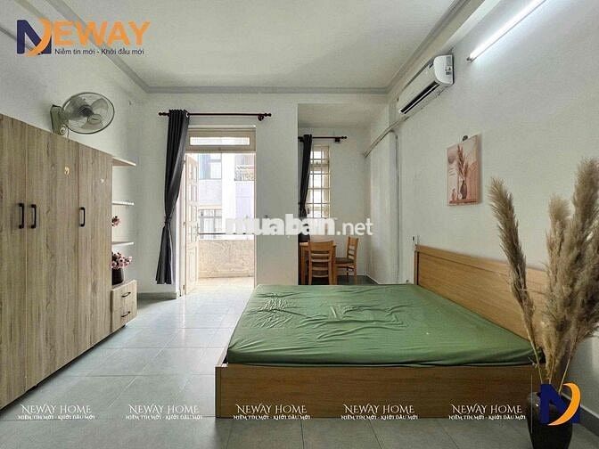 PHÒNG STUDIO FULL NỘI THẤT BAN CÔNG  RỘNG RÃI THOÁNG MÁT GAANF AEONMAL